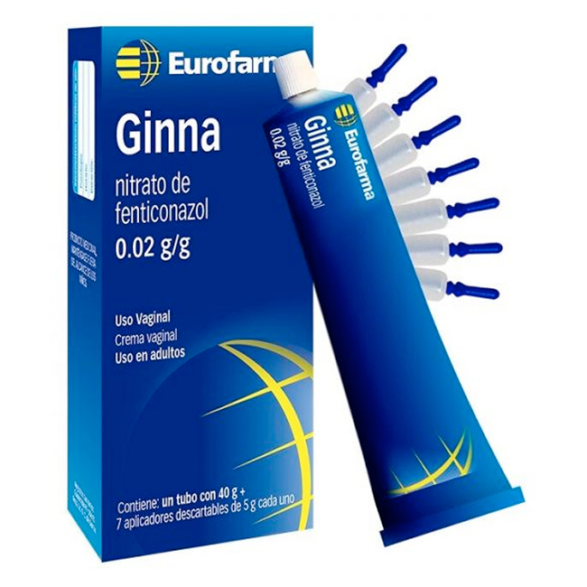 Ginna Nitrato de Fenticonazol Tratamiento de Candidiasis