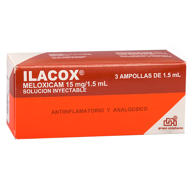 Ilacox Solución Inyectable 15mg/1.5ml