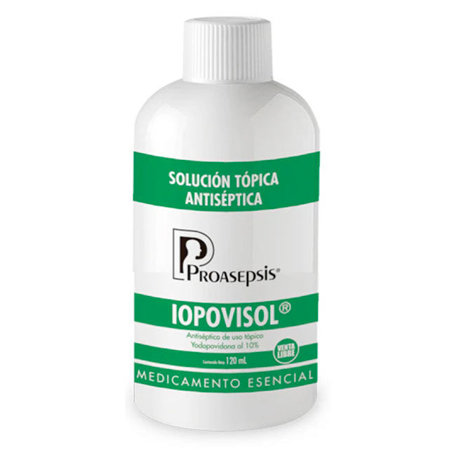 Iopovisol 120 ml Yodopovidona Solución Tópica