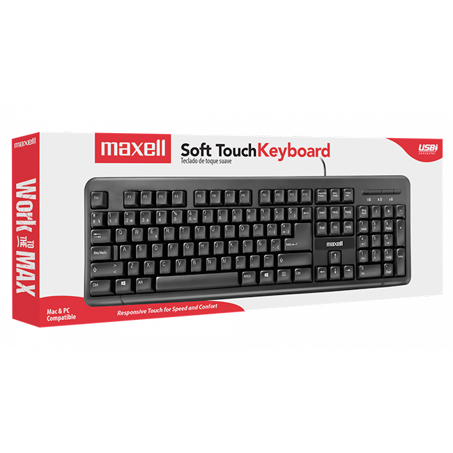 Teclado básico con pad numérico KB-90 Maxell