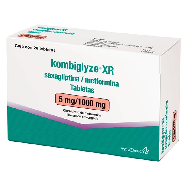 Kombiglyze XR Saxagliptina Metformina Clorhidrato