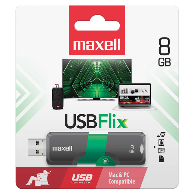 Memoria USB Flix 8Gb Maxell