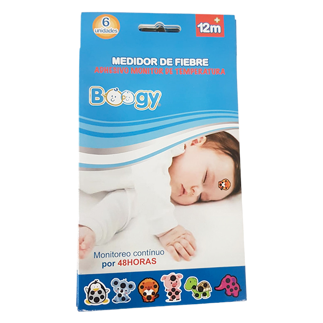 Medidor de Fiebre Monitor Adhesivo de Temperatura