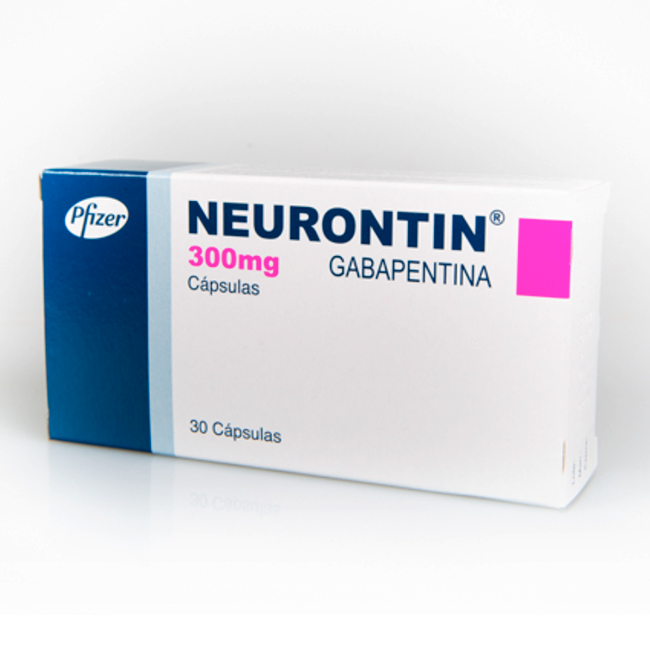 Neurontin 300mg Gabapentina Cápsulas Duras