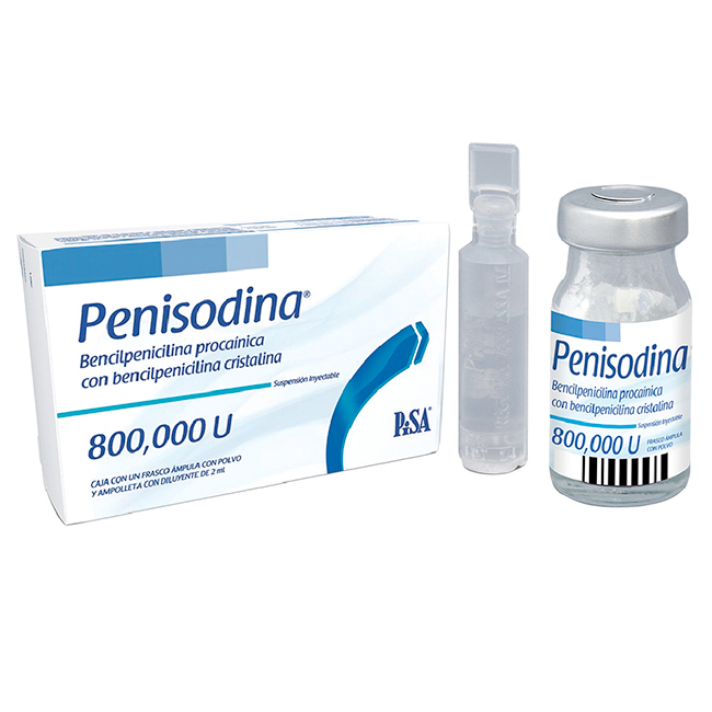 Penisodina 800,000ui/2ml Solución Inyectable C/1