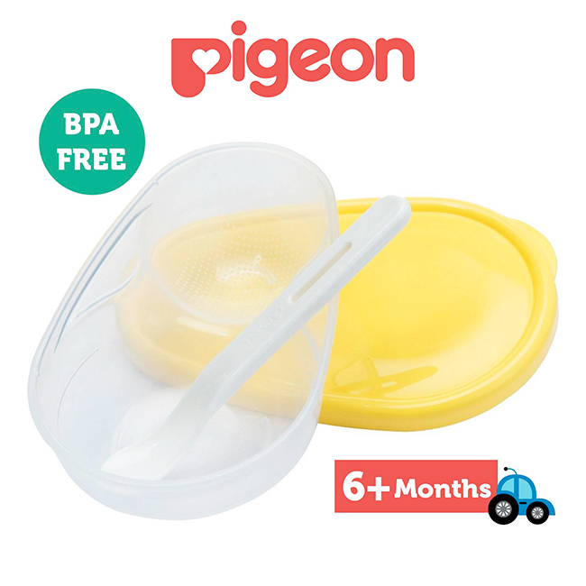 Plato de Alimentación con Cuchara Pigeon