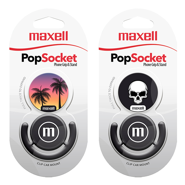 Pop sockets Maxell para el celular