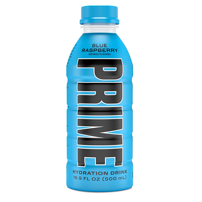 Prime Blue Raspberry Hydration Drink