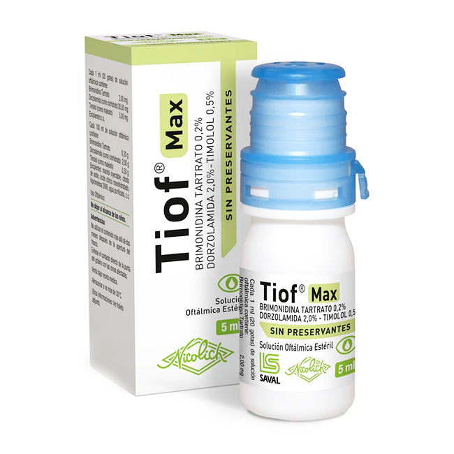 Tiof Max Colirio 5ml Solución Oftálmica