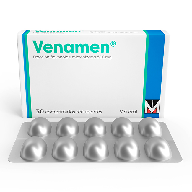 Venamen 500mg Tratamiento Insuficiencia Venosa