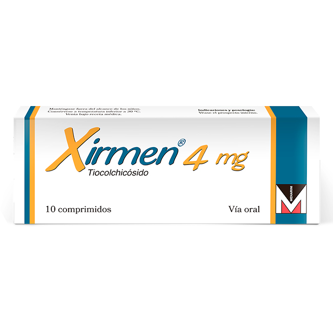 Xirmen 4mg Tiocolchicósido Relajante Muscular