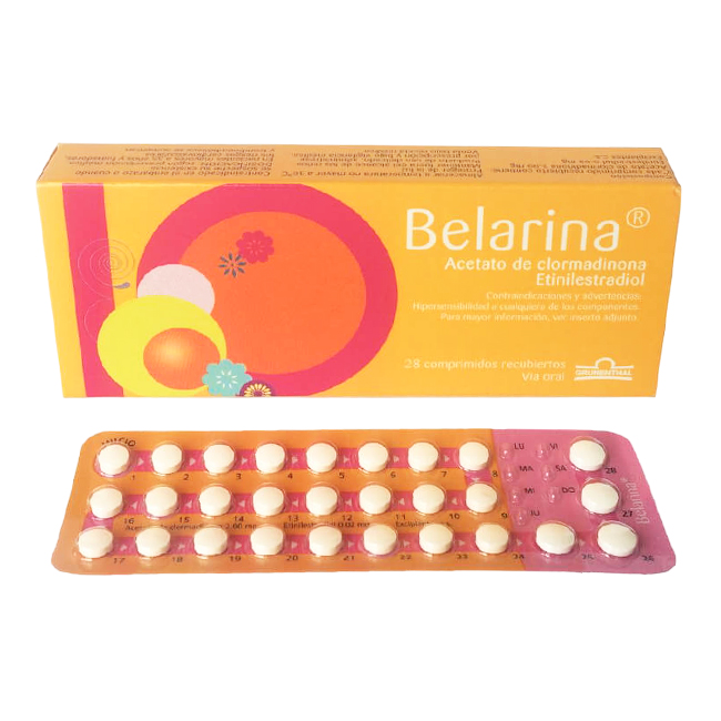 Belarina 2mg/0.02mg Anticonceptivo Hormonal