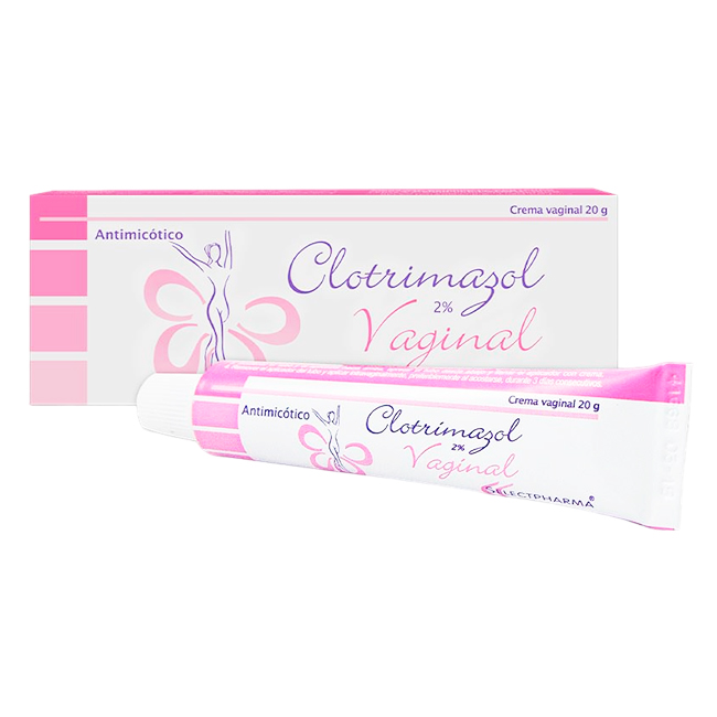 Clotrimazol 2% Crema vaginal 20g Tratamiento de Infecciones Vaginales