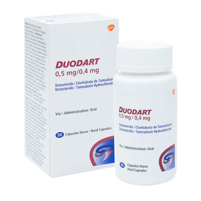 Duodart 0.5mg/0.4mg Cápsulas Duras