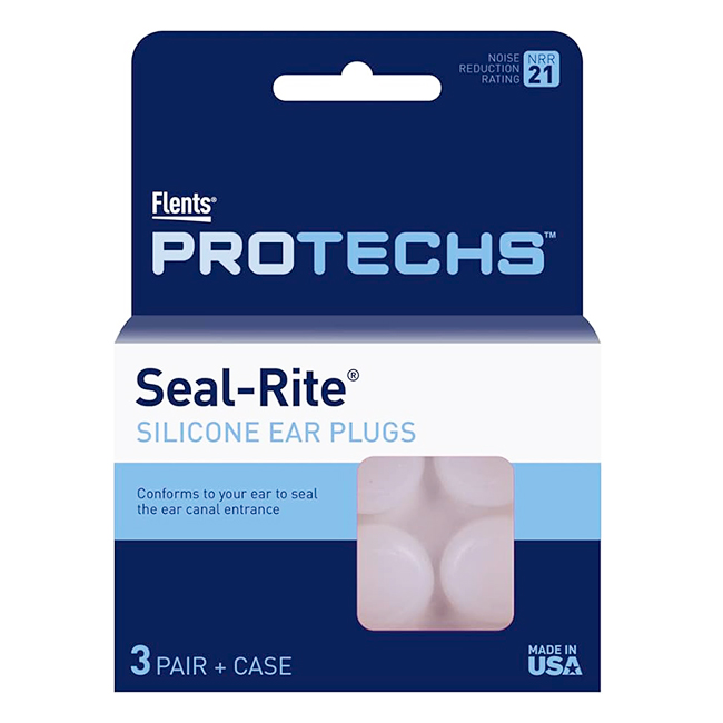 Flents Protechs Seal Rite Tapones Moldeables de Silicona para Dormir
