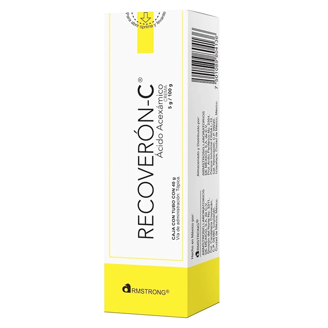 Recoveron C Crema 40g amarillo Ácido Acexámico