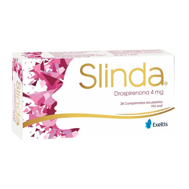Slinda Drospirenona 4mg Tratamiento Anticonceptivo