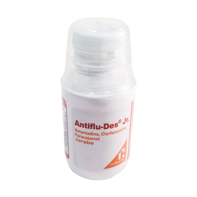 Antiflu-Des Jr Jarabe 60ml Síntomas de la Gripe y el Resfriado