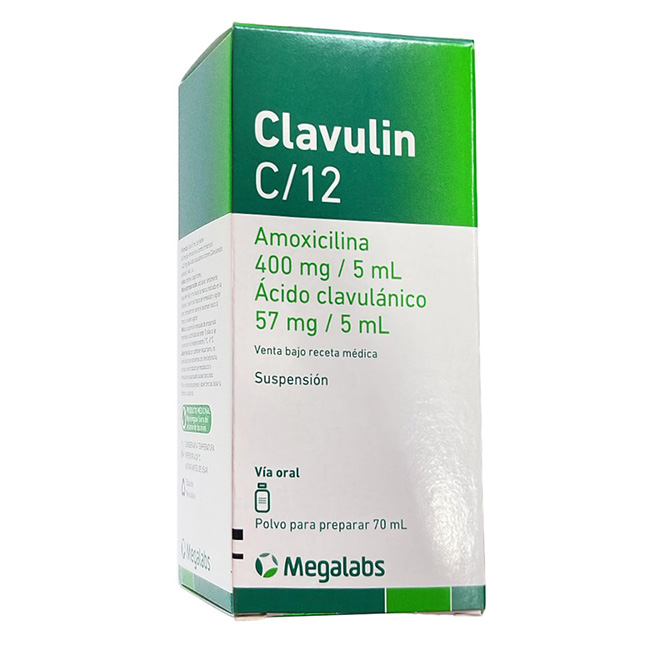 Clavulin C-12 Antibiótico de Amplio Espectro