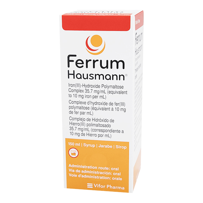Ferrum Hausmann Jarabe 150ml tratamiento para la Carencia de Hierro