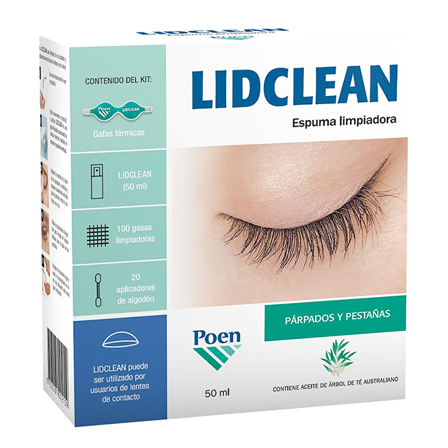 Lidclean 50ml Espuma Limpiadora Párpados y Pestañas