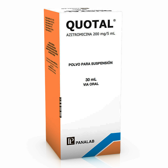 Quotal Azitromicina Polvo para Suspensión Vía Oral 30ml