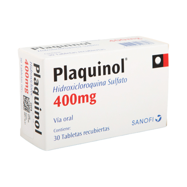 Plaquinol 400mg Hidroxicloroquina Sulfato Tabletas