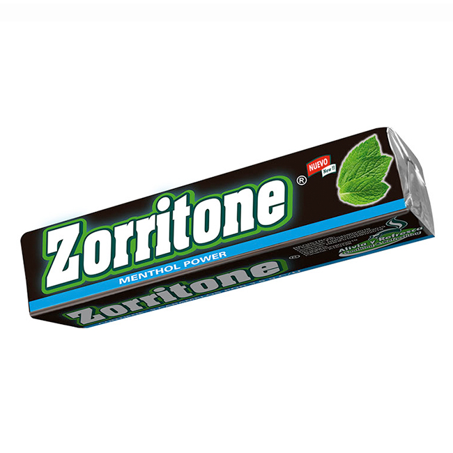 Zorritone Barra con Sabor Menthol Power: Refrescante Alivio para la Garganta Irritada