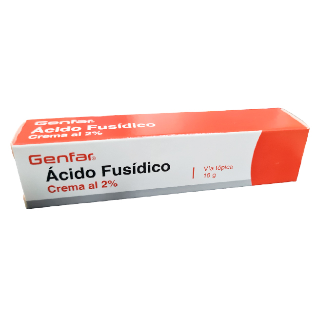 Acido fusidico Crema 2% Genfar Tratamiento de Infecciones Cutáneas Superficiales