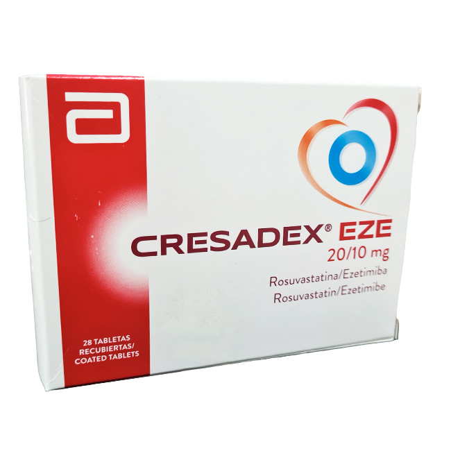 Cresadex Eze 20/10mg Rosuvastatina Ezetimiba