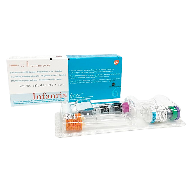 Infanrix Hexa Vacuna contra Difteria Tétanos Pertusis Hepatitis B Polio Hib GSK