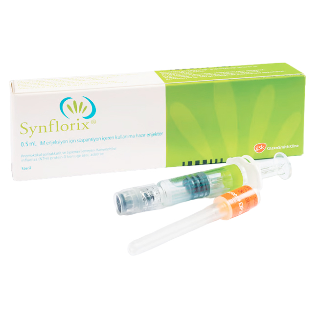 Synflorix Vacuna conjugada antineumocócica de polisacáridos (adsorbida) GSK