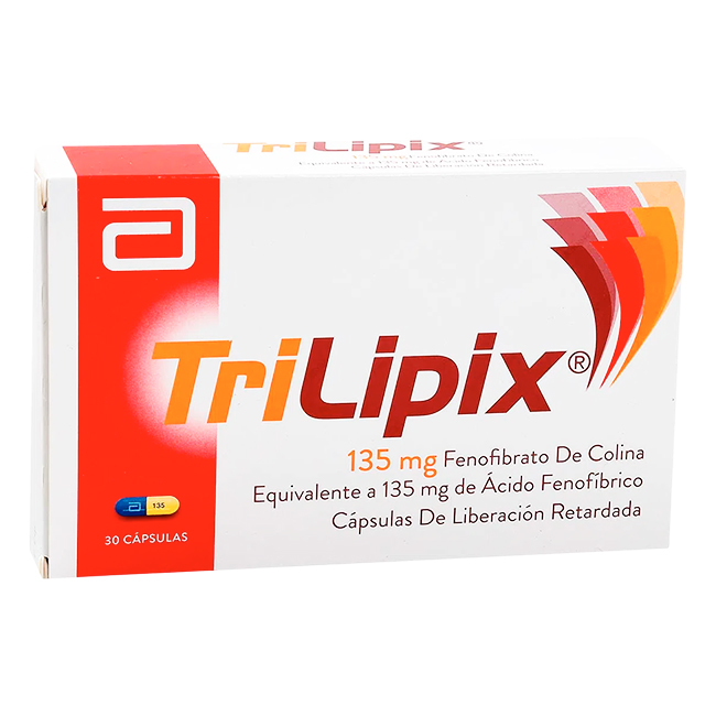 Trilipix 135mg Fenofibrato de Colina