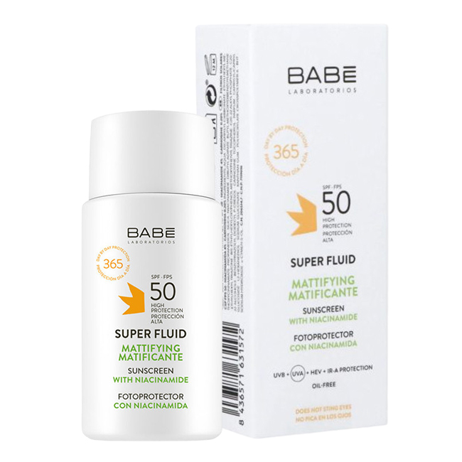 Super Fluid Fotoprotector Matificante SPF 50 Protección Solar Oil-Free para Piel Grasa o Acneica