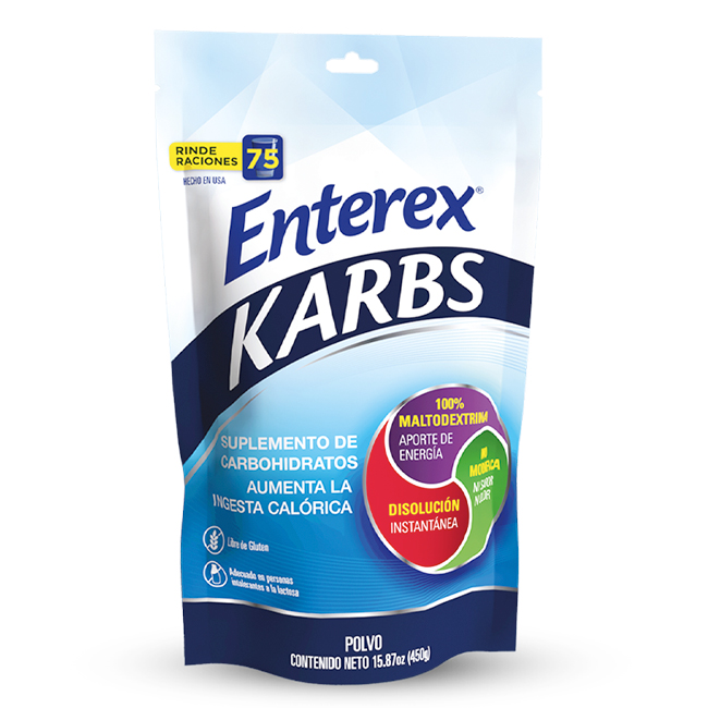 Enterex Karbs - Suplemento en Polvo para Aumentar la Ingesta Calórica