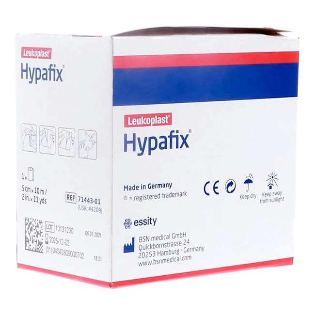 Cinta de Retención de Apósito Hypafix Fijación para Apósitos, Tubos y Catéteres