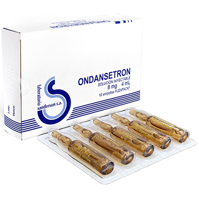 Ondansetron 8mg/4ml Tratamiento Eficaz para Náuseas y Vómitos