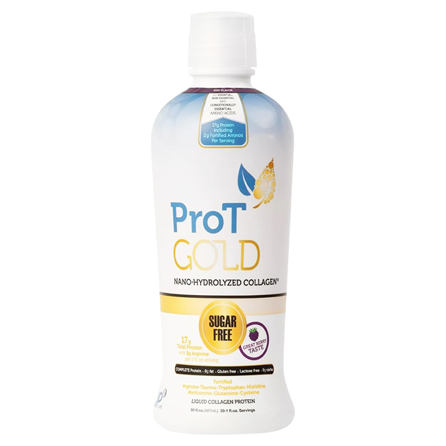 ProT Gold Liquid Collagen Protein 30oz Sabor Great Berry