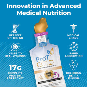 ProT Gold Liquid Collagen Protein Shot Sabor Berry - Imagen 2
