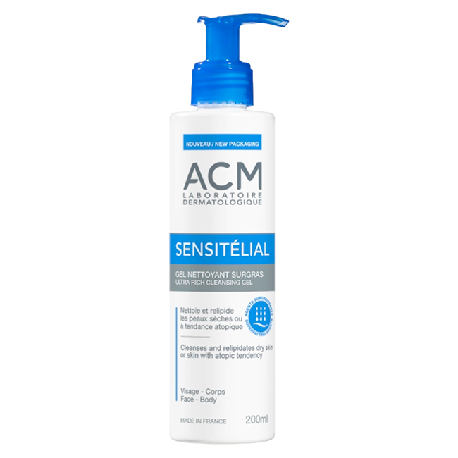 SENSITELIAL Gel Limpiador para Pieles Secas y Atópicas