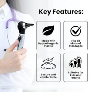 Zyrev ZetaLife Fundas Desechables para Otoscopio Compatibles con Adultos y Niños - Imagen 3