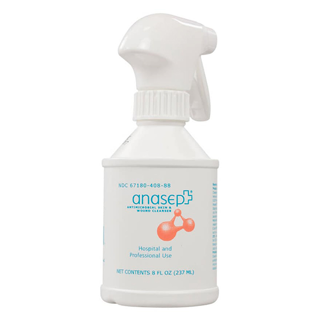 Anasept Spray Solución Antimicrobiana Limpieza de Piel y Heridas