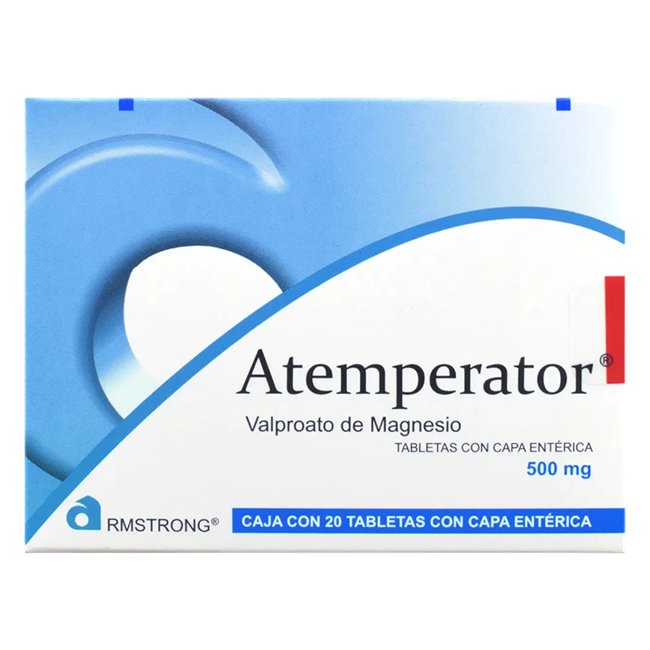 Atemperator 500mg Tratamiento para la Epilepsia y Trastorno Bipolar