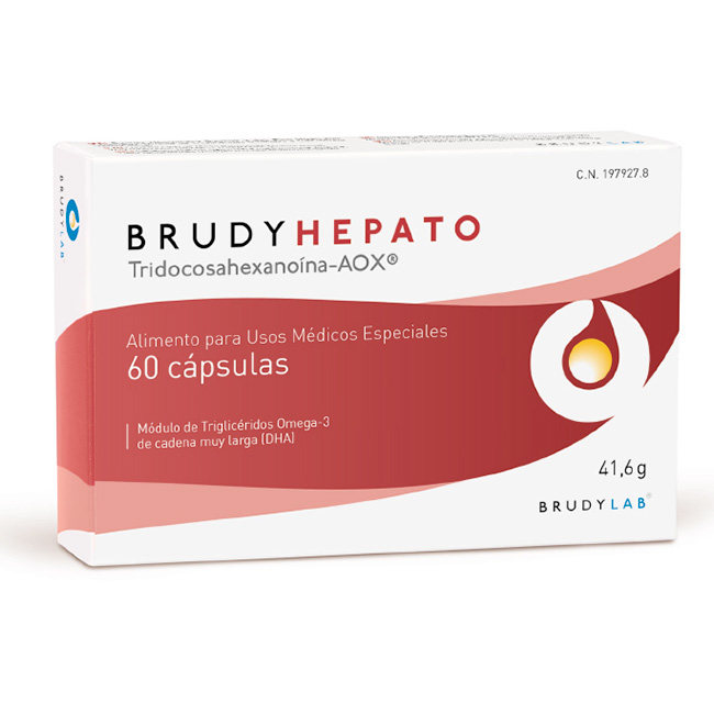 Suplemento Brudyhepato - 60 Cápsulas de DHA para el Soporte Hepático