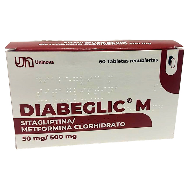 Diabeglic M 50/500 mg Tratamiento Combinado para la Diabetes Tipo 2