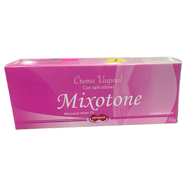 Mixotone Crema Vaginal 55g Tratamiento Infecciones Vaginales