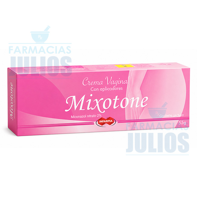 Mixotone Crema Vaginal 55g Tratamiento Infecciones Vaginales