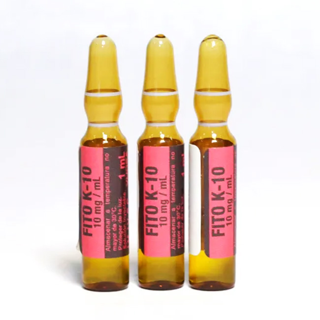 Fito K-10 Solución Inyectable de Vitamina K1 10mg/ml Ampolla de 1ml