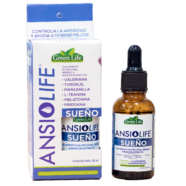 Ansiolife Suplemento Natural en Gotas para Relajación y Bienestar Emocional 30ml