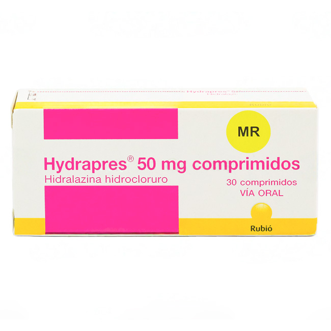 Hydrapres 50mg Tratamiento Antihipertensivo en Comprimidos